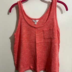Coral tank top